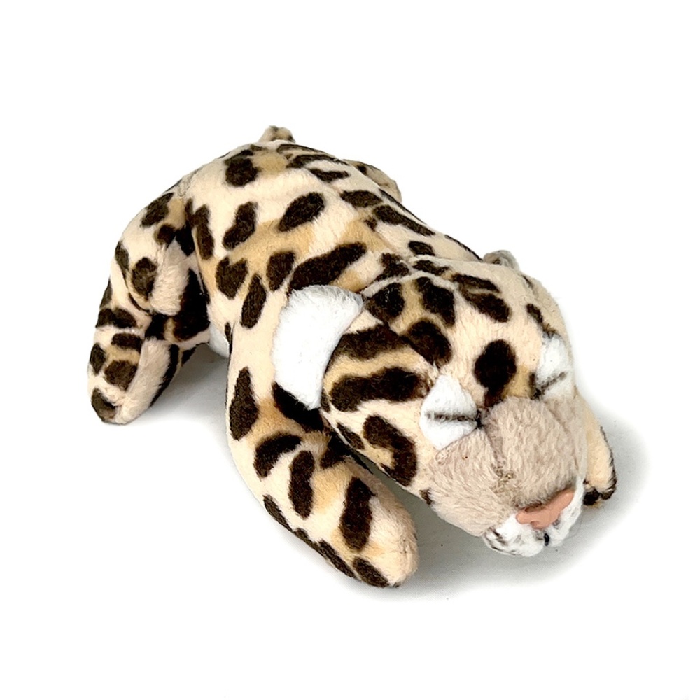 San-Ei Vintage Plush Growling Leopard from Japan